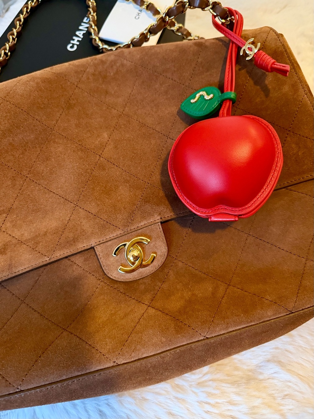 Chanel 26A Métiers d'art Apple Bag Charm